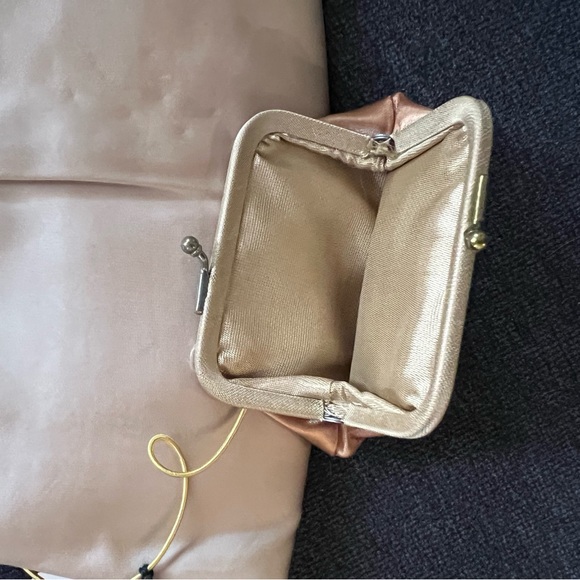 NWT 1950s vintage silk ‘After Five’ Lowy &Mund evening clutch purse w coin purse - Picture 6 of 9